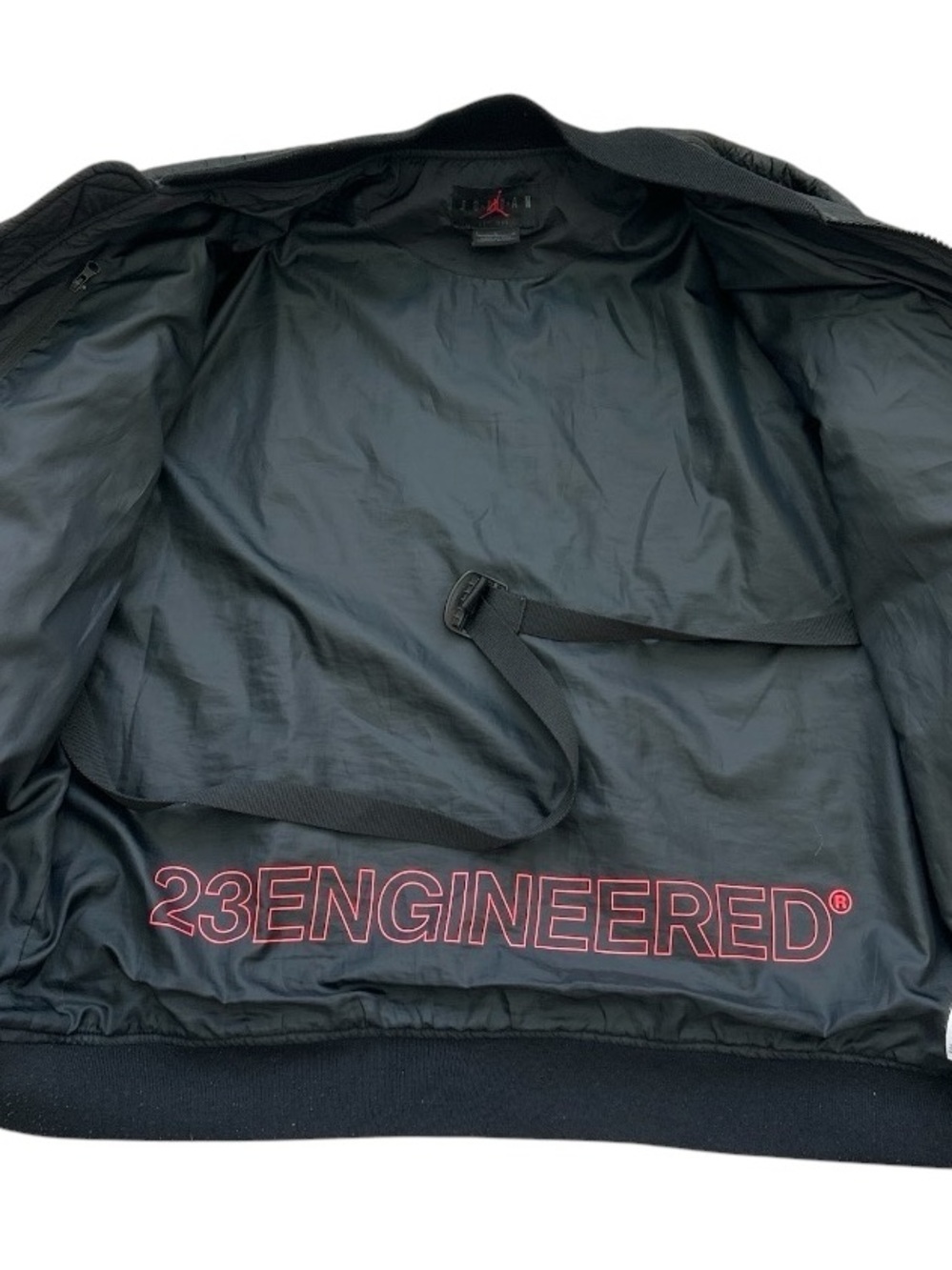Jordan Black Quilted Bomber Jacket - Picture 8 of 9